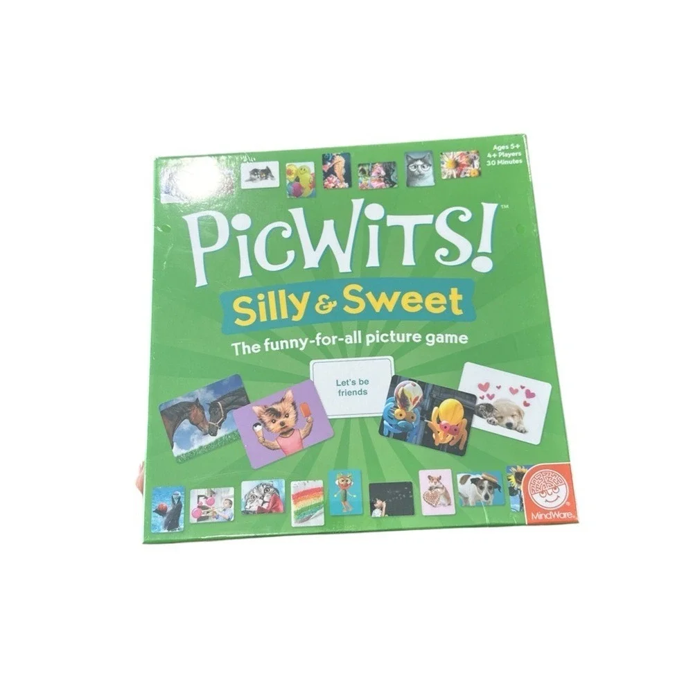 PicWits! Silly‎ & Sweet Party Game by MindWare Family Game Ages 5+ Sealed